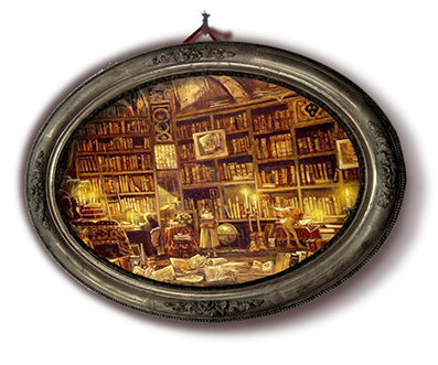 Désapprendre est essentiel tableau avec bibliothèque ancienne